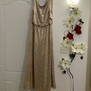 Champagne Sequin Dress